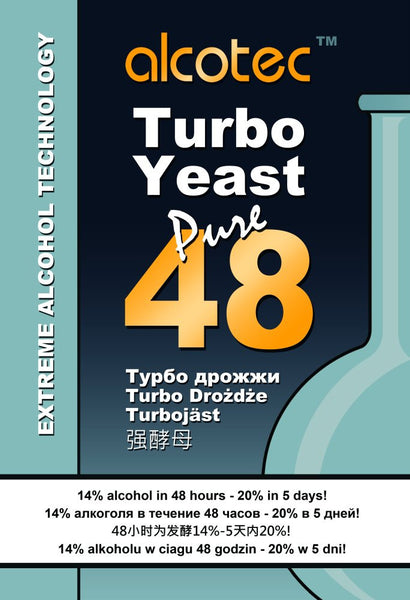 thumbnail image 2 of Alcotec 48 Hour Turbo Yeast W/ Still Spirits Turbo Carbon Clear 2 of 9